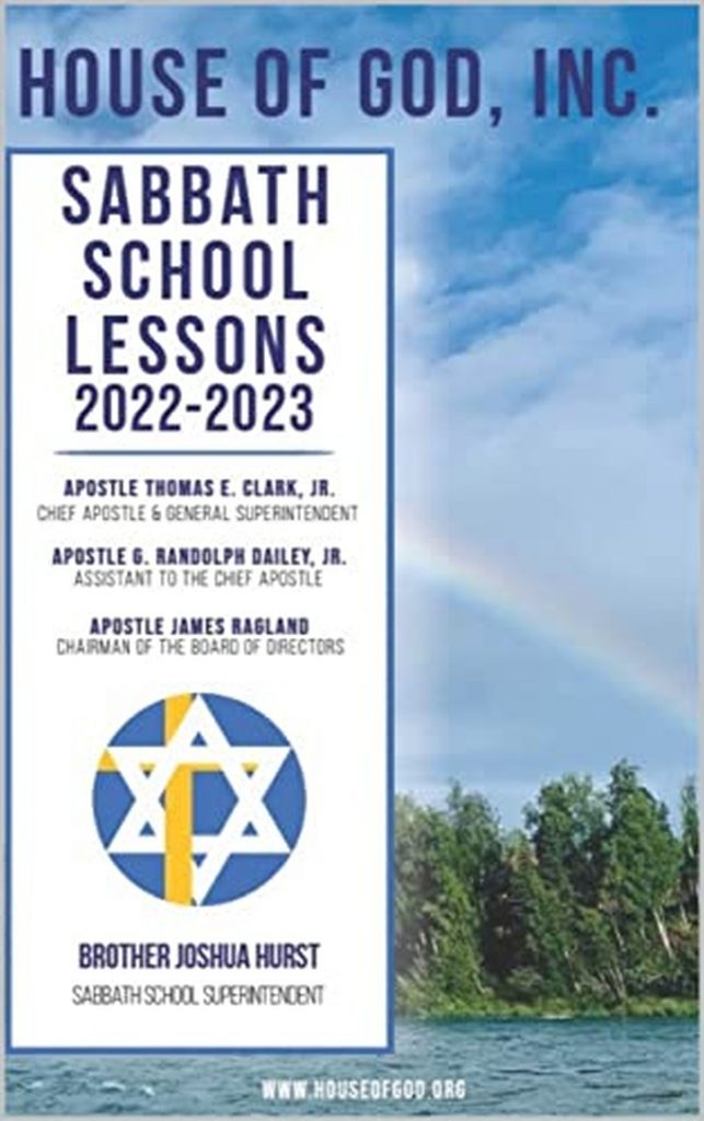 20222023 Sabbath School Books House of God